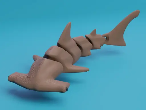 🦈🔗 Articulated Hammerhead Shark 🌊✨