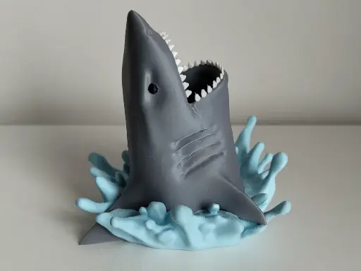🦈✏️ Shark Pen Holder 🖊️🌊