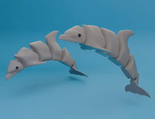 🐬🔗 Delfín Articulado 🌊✨