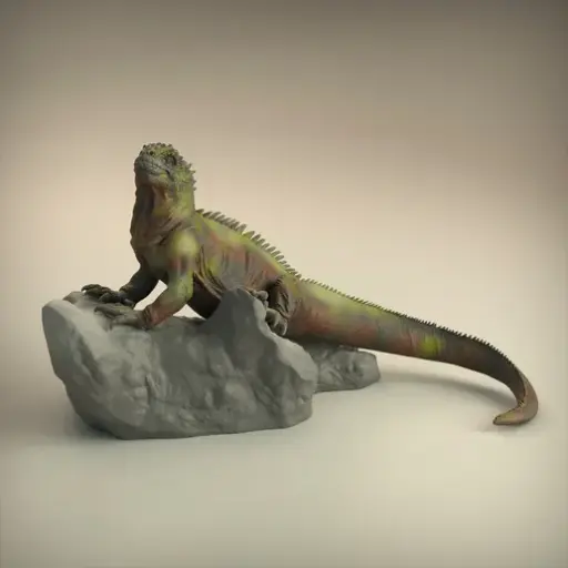 🌊🦎 Iguana Marina de Galápagos🦎🌊